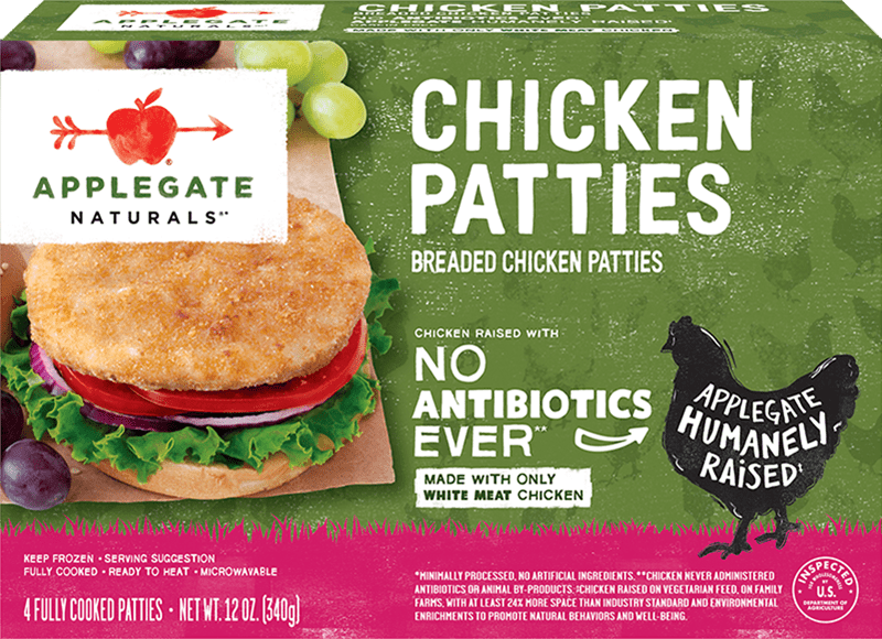 Products Breaded Chicken Natural Chicken Patties Applegate