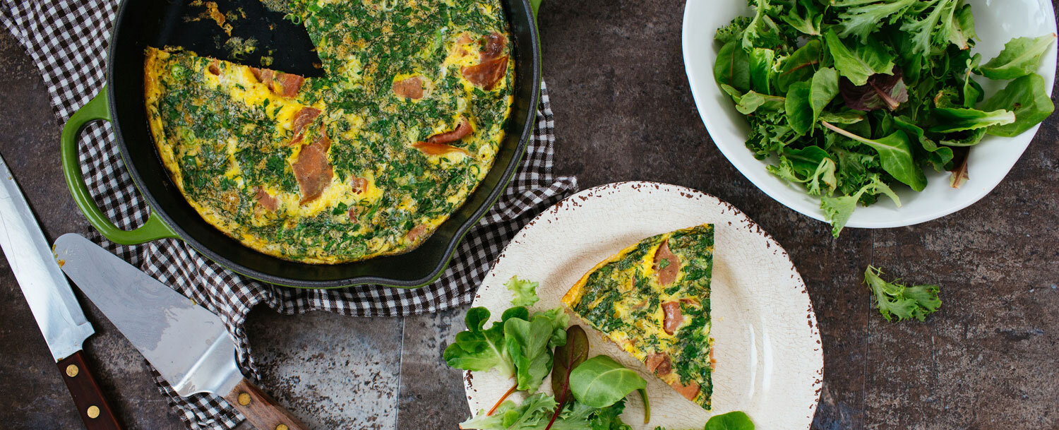Recipes Prosciutto Frittata with Herbs Applegate