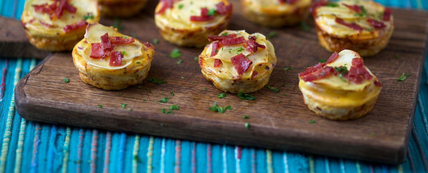 Recipes - Spanish Tortillas with Bacon - Applegate