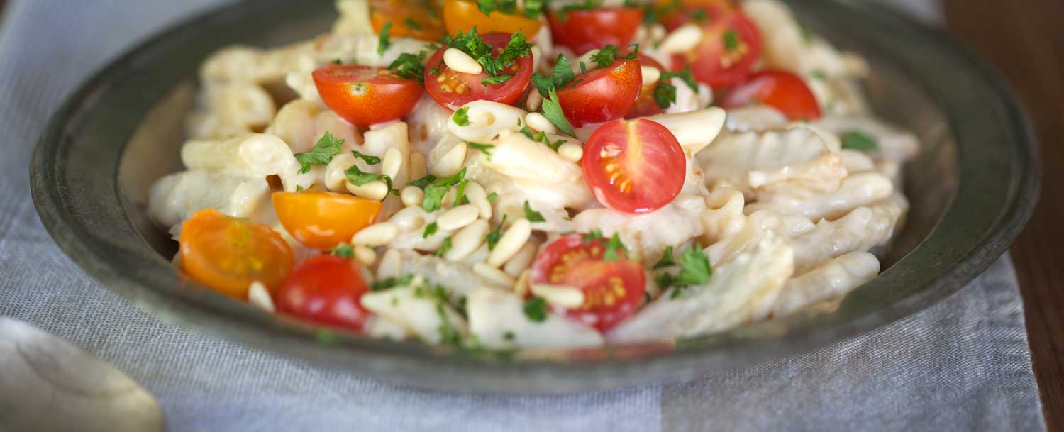 Recipes - Gluten-Free Crispy Chicken Alfredo - Applegate