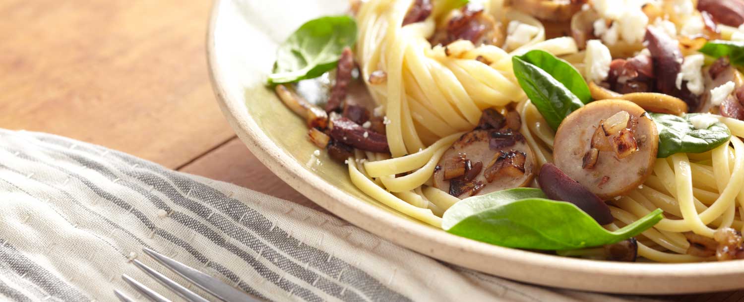 Recipes - Spike Mendelsohn's Mediterranean Pasta - Applegate