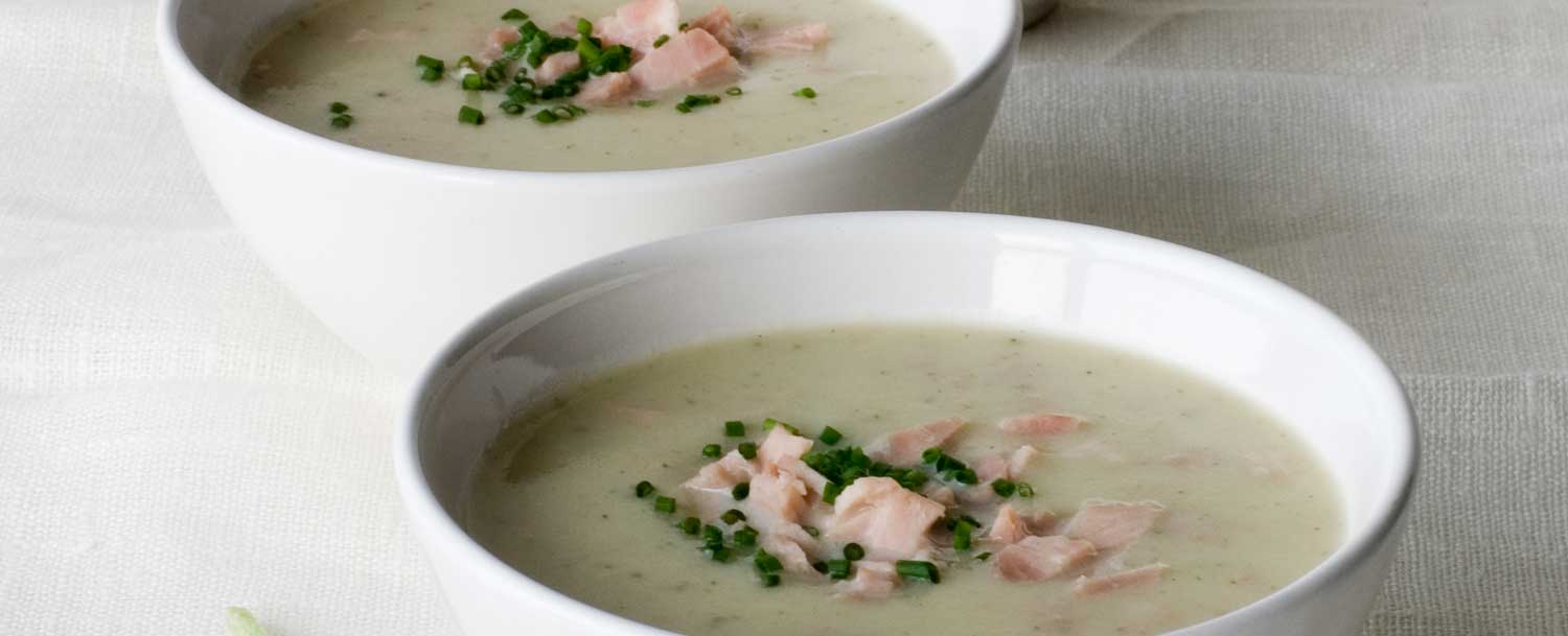 Recipes - Creamy Potato Soup (with Organic Ham) - Applegate