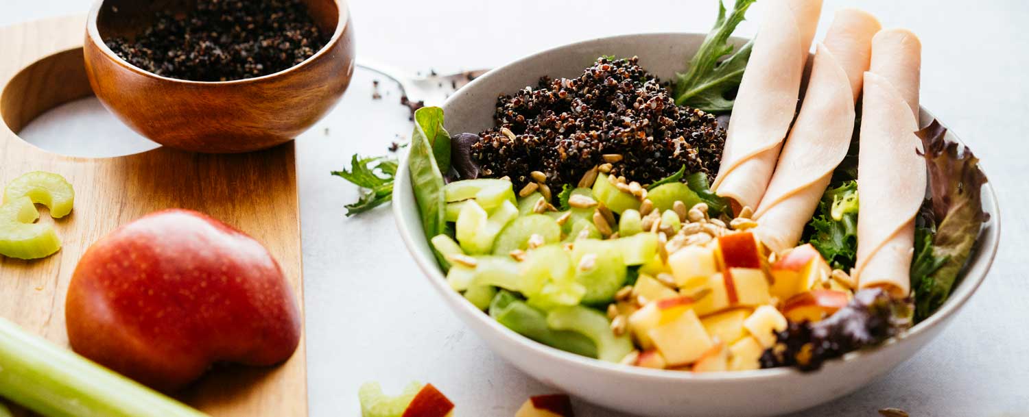 Recipes - Harvest Turkey Bowl with Curried Vinaigrette - Applegate