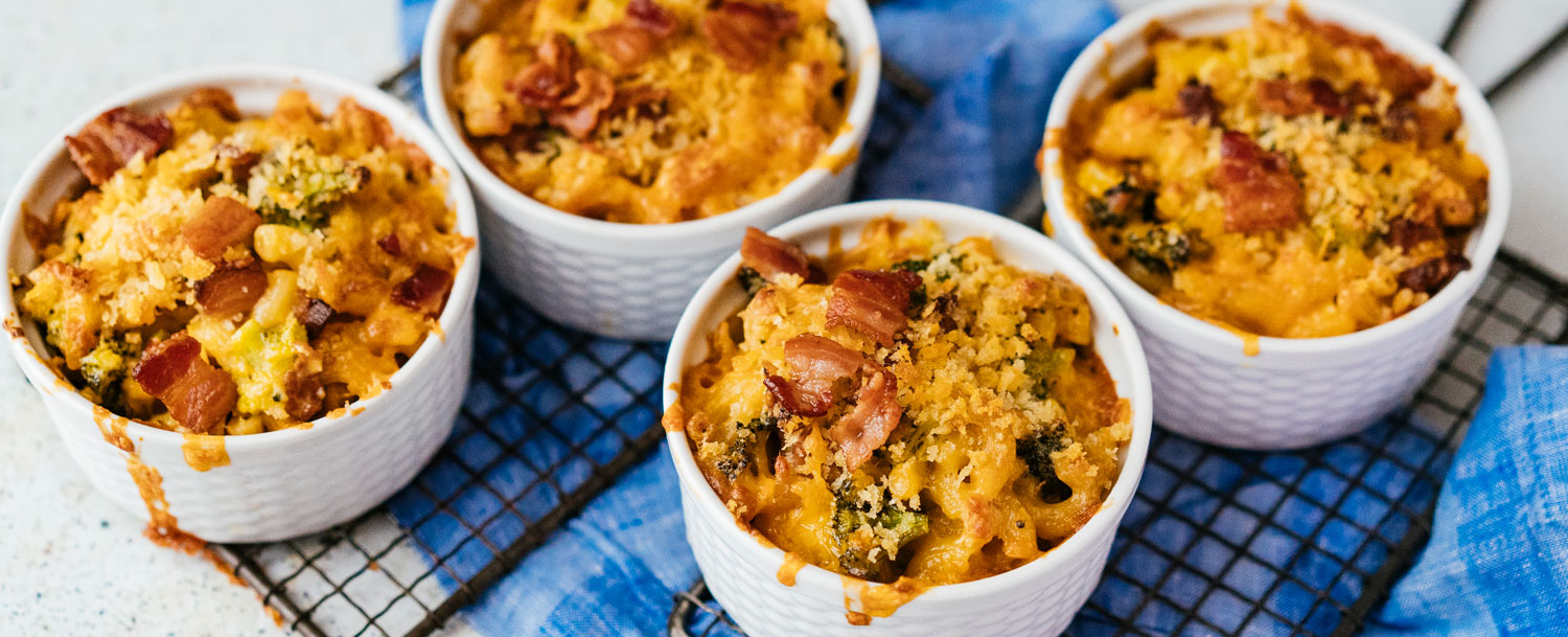 Recipes - Mac and Cheese with Bacon and Broccoli - Applegate