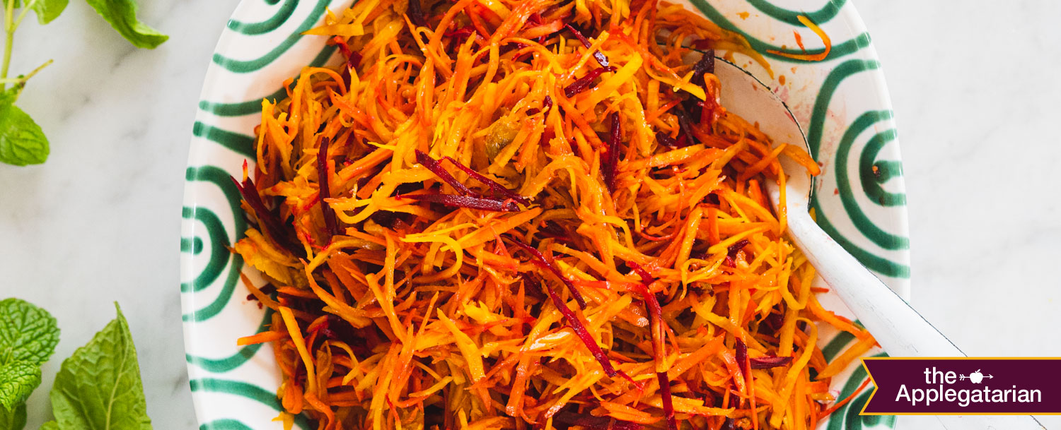 Recipes - Fresh Beet Slaw with Raisin Vinaigrette - Applegate