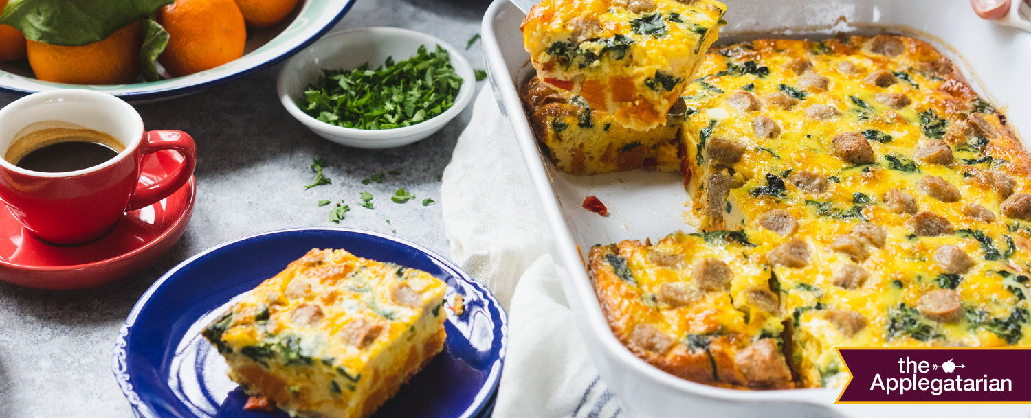 Recipes Colorful Breakfast Sausage Casserole Applegate