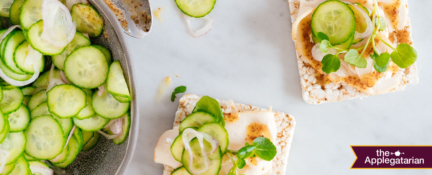 Recipes - Oven Roasted Chicken with Honey Mustard and Quick Pickles - Applegate