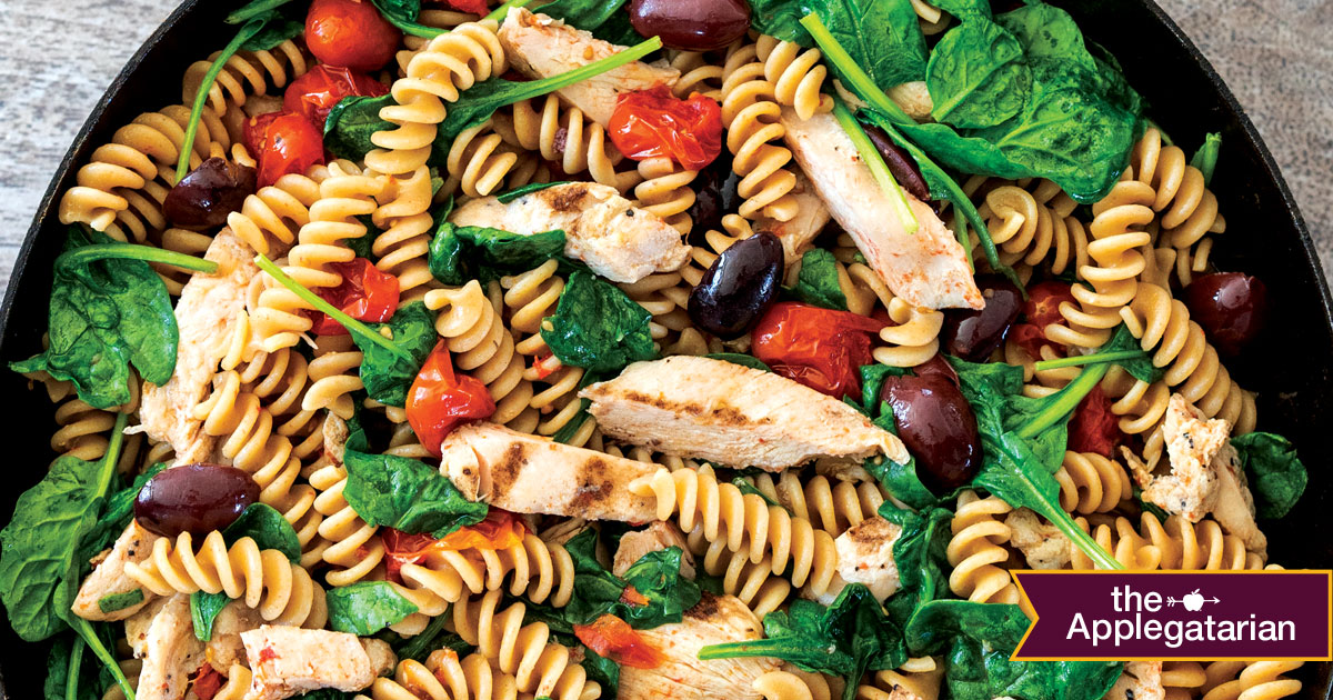 Recipes - Pasta with Grilled Chicken and Slow-Roasted Cherry Tomatoes - Applegate