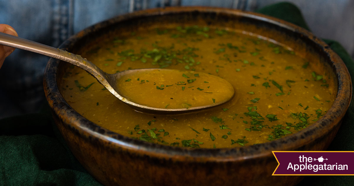 Recipes - Spicy Winter Spaghetti Squash Soup - Applegate