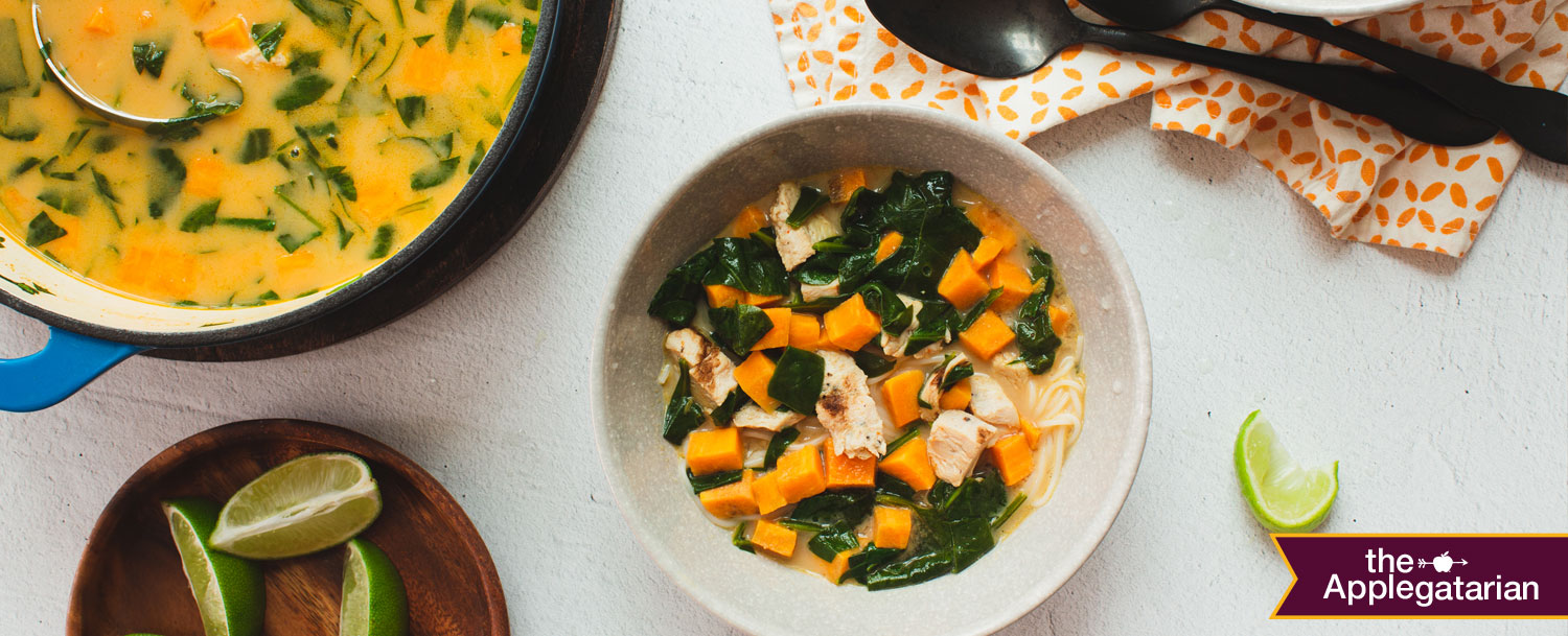 Recipes - Thai-Style Red Curry Chicken Soup Recipe - Applegate