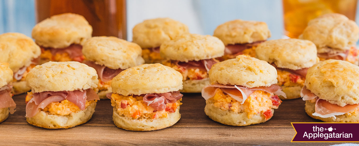 Recipes - Fresh Biscuits with Pimiento Cheese and Ham Recipe - Applegate