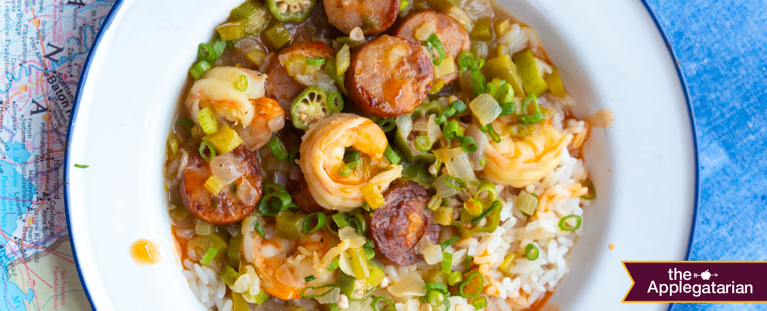 Recipes - Gumbo with Shrimp and Sausage Recipe - Applegate