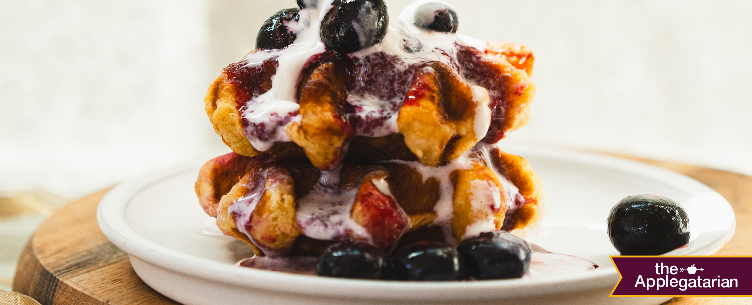Recipes - Liege Waffles Recipe | The Applegatarian Holiday 2023 - Applegate