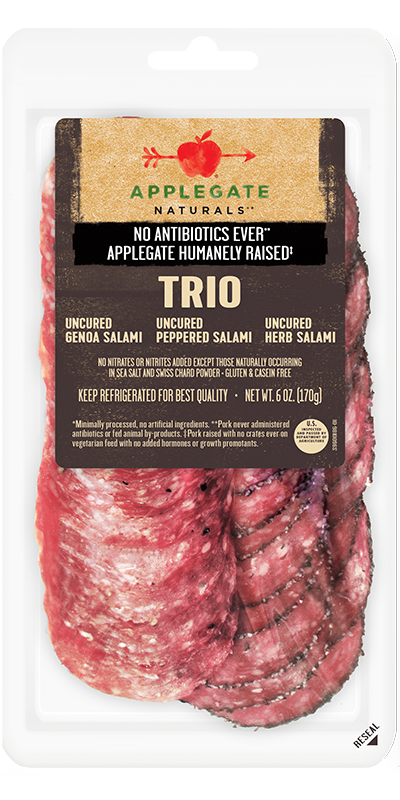 Products - Traditional Italian - Natural Genoa Salami Trio - Applegate
