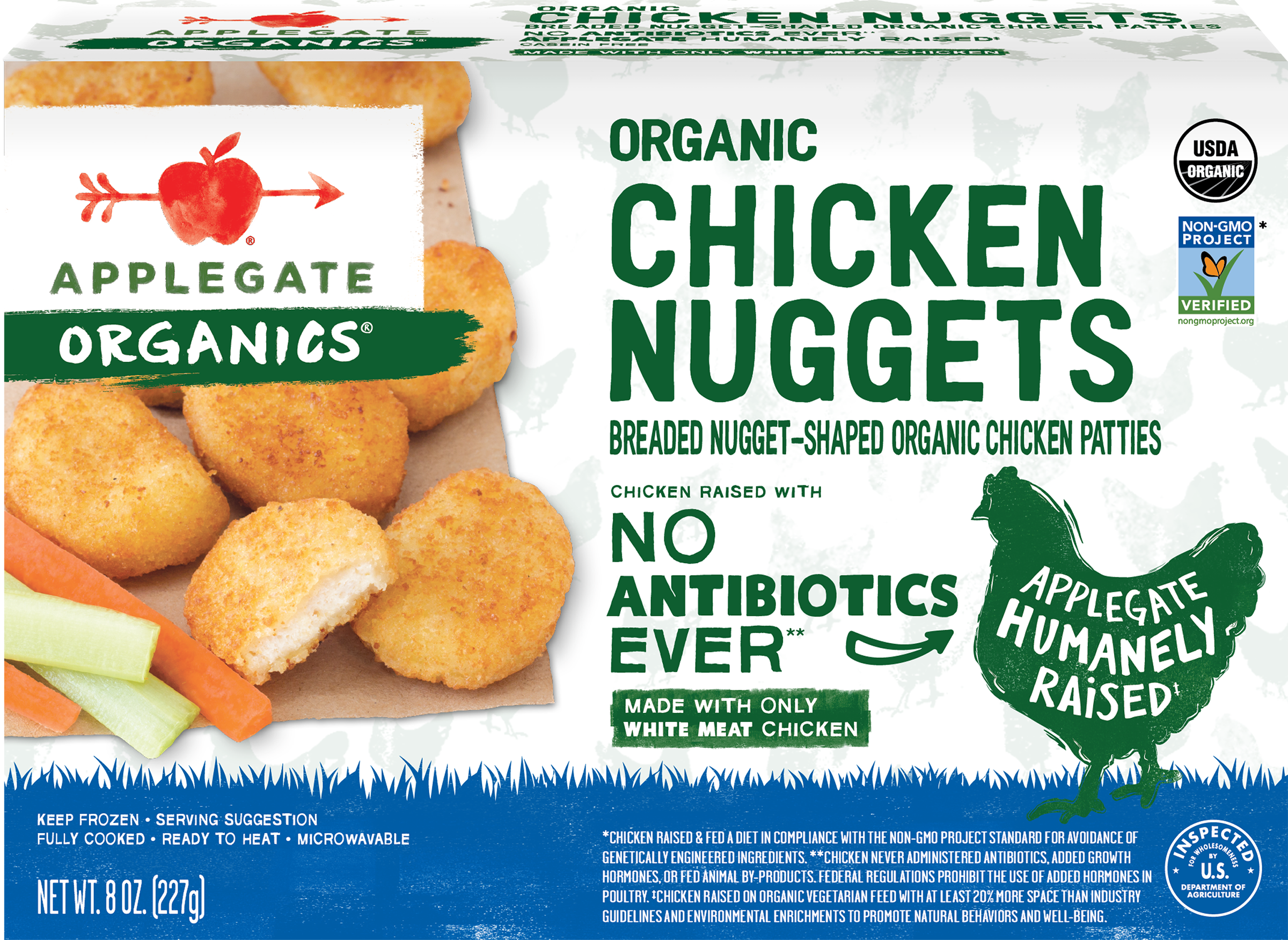 Products - Breaded Chicken - Organic Chicken Nuggets - Applegate