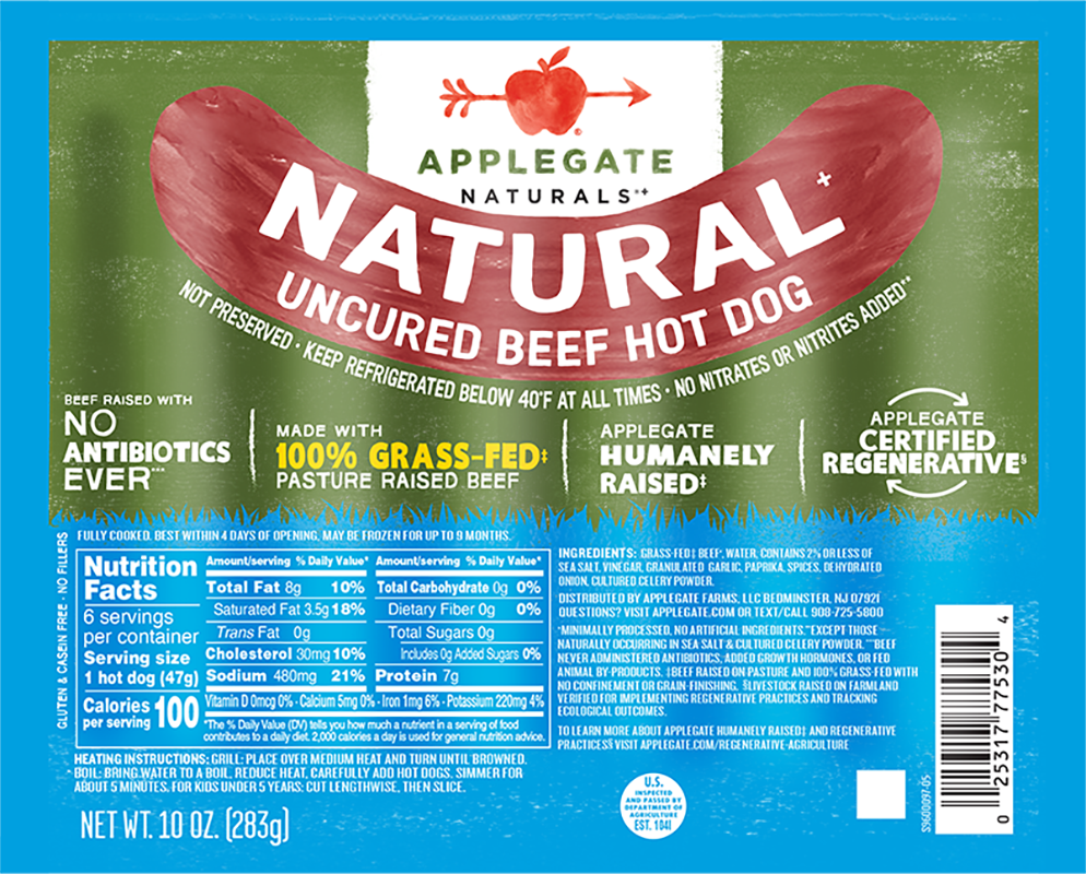 Applegate Naturals® Beef Hot Dog